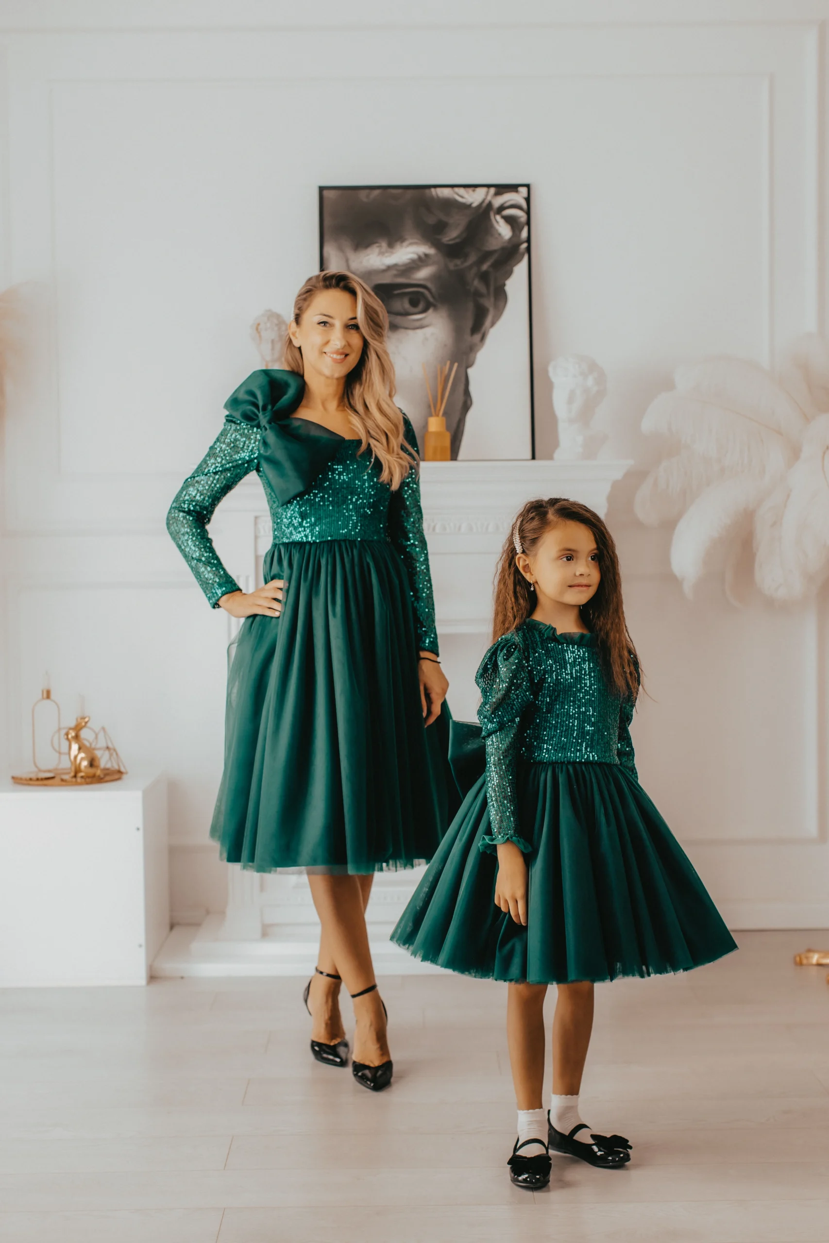 Svečana haljina Isabel - set za mamu i ćerku - Slika 3