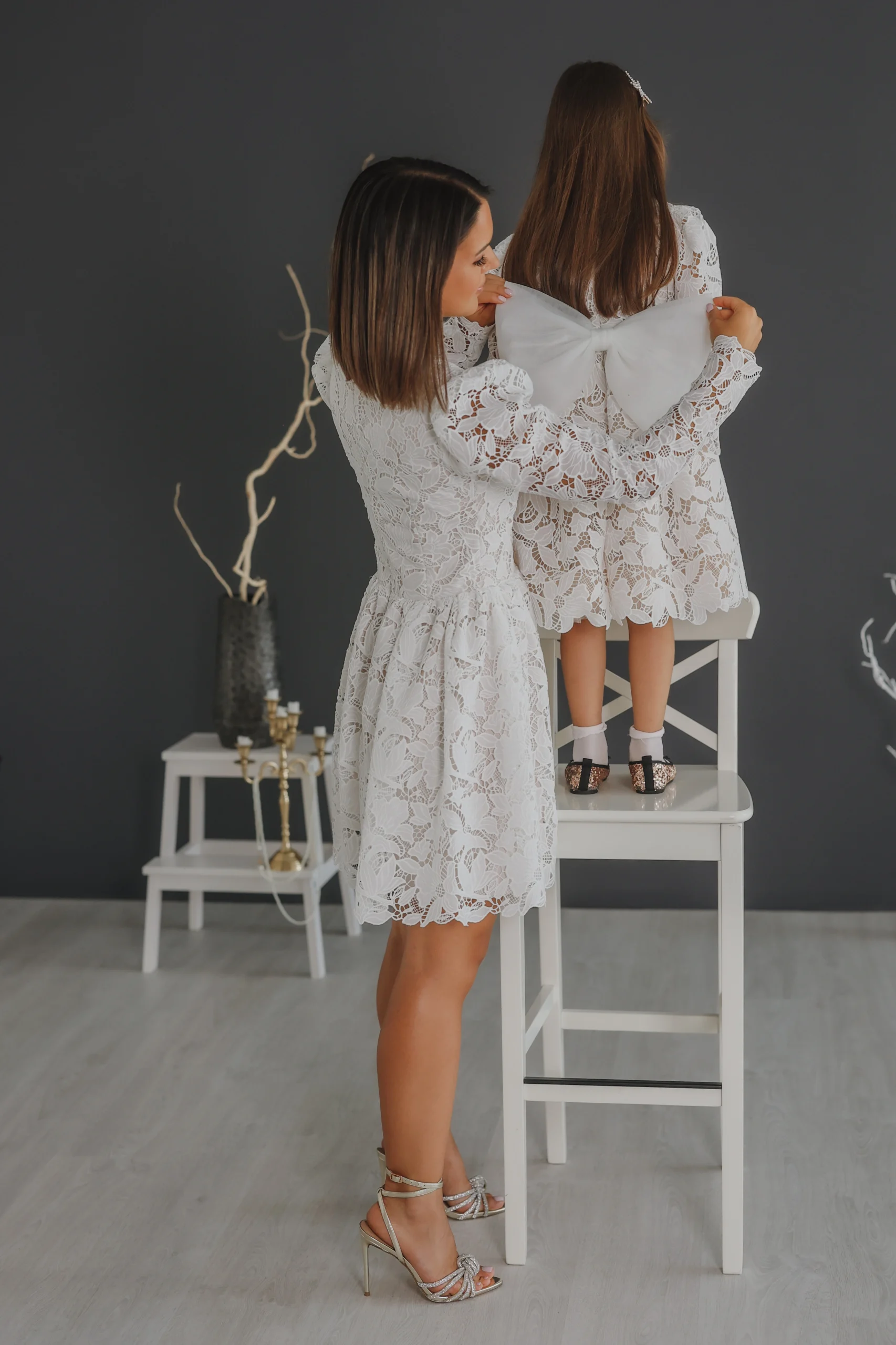 Svečana haljina Kloe - set za mamu i ćerku - Slika 3