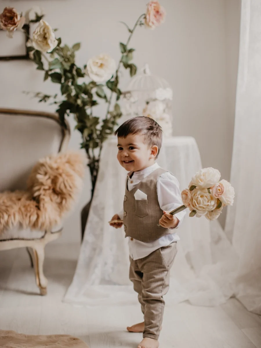 ODELO BARON Svečano odelo za dečaka Kosta - braon