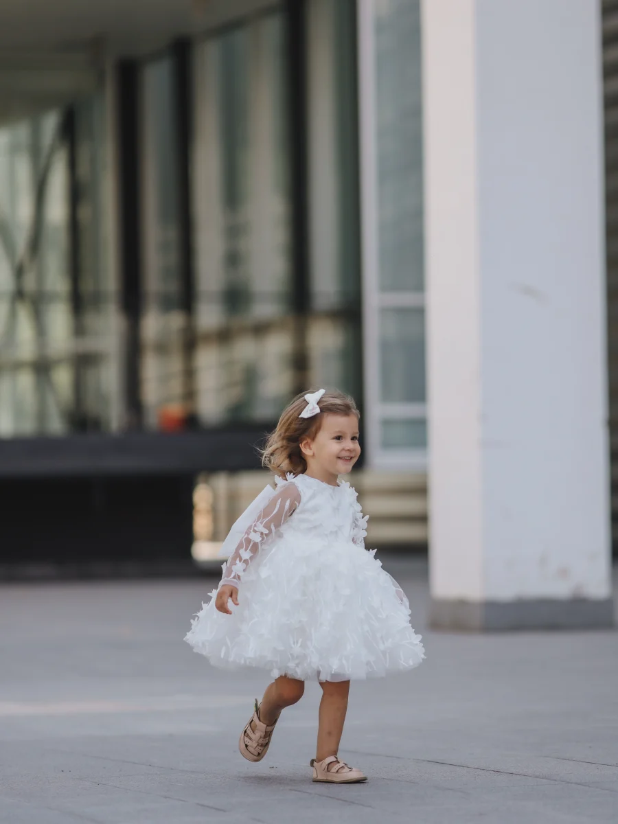 ZOE BELA DECIJA Svečana haljina za devojčice Zoe - bela