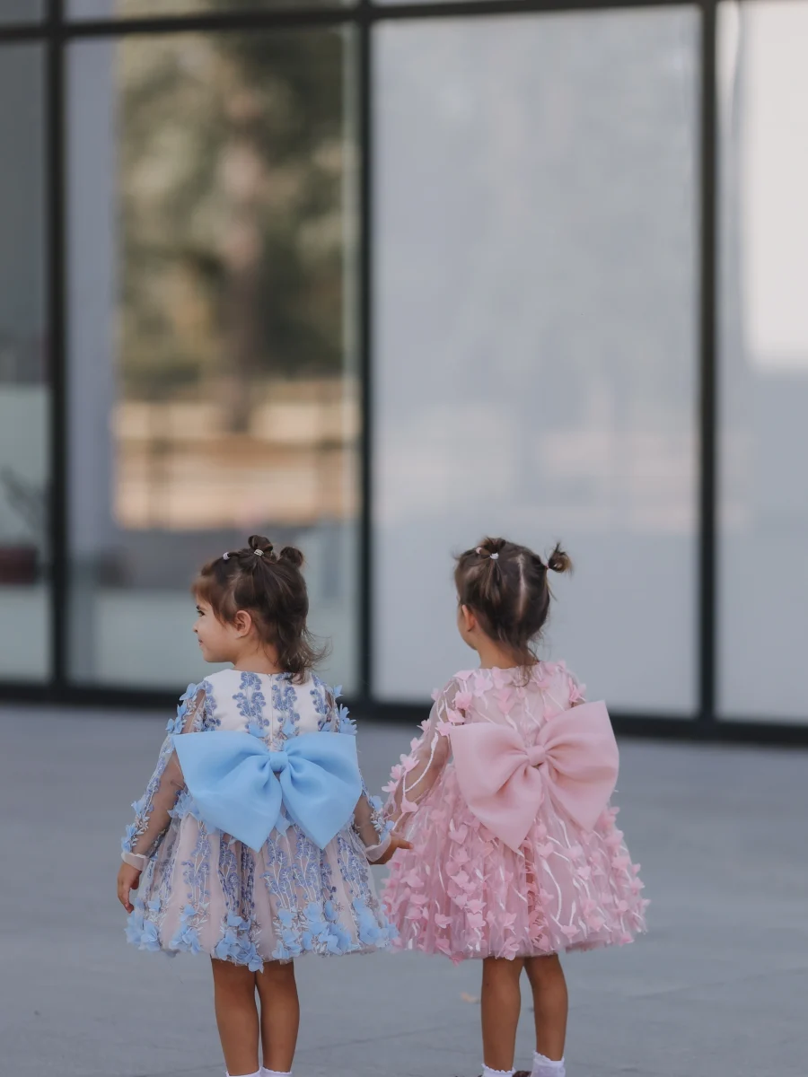 ZOE PLAVA DECIJA 4 Svečana haljina za devojčice Zoe - plava